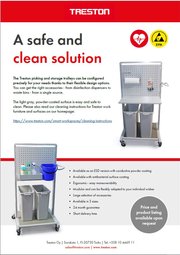treston disinfection_cleaning trolley
