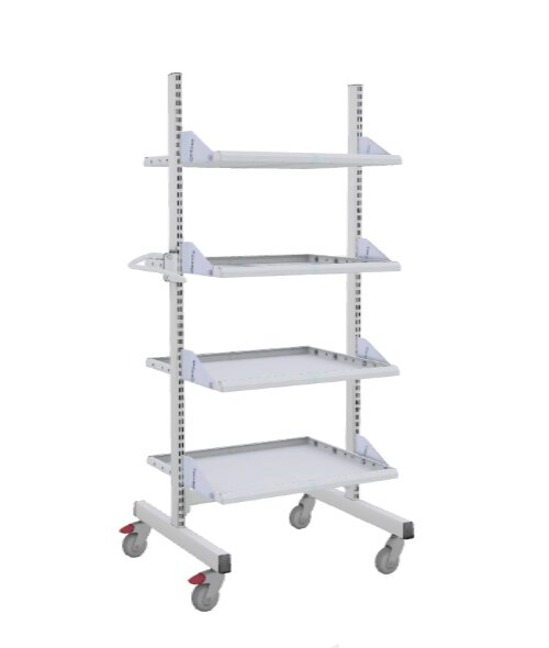 Treston Trolley with shelves configuration