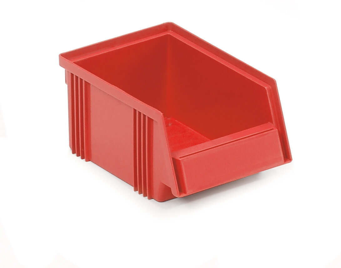 Stacking bin 105x165x75 Red