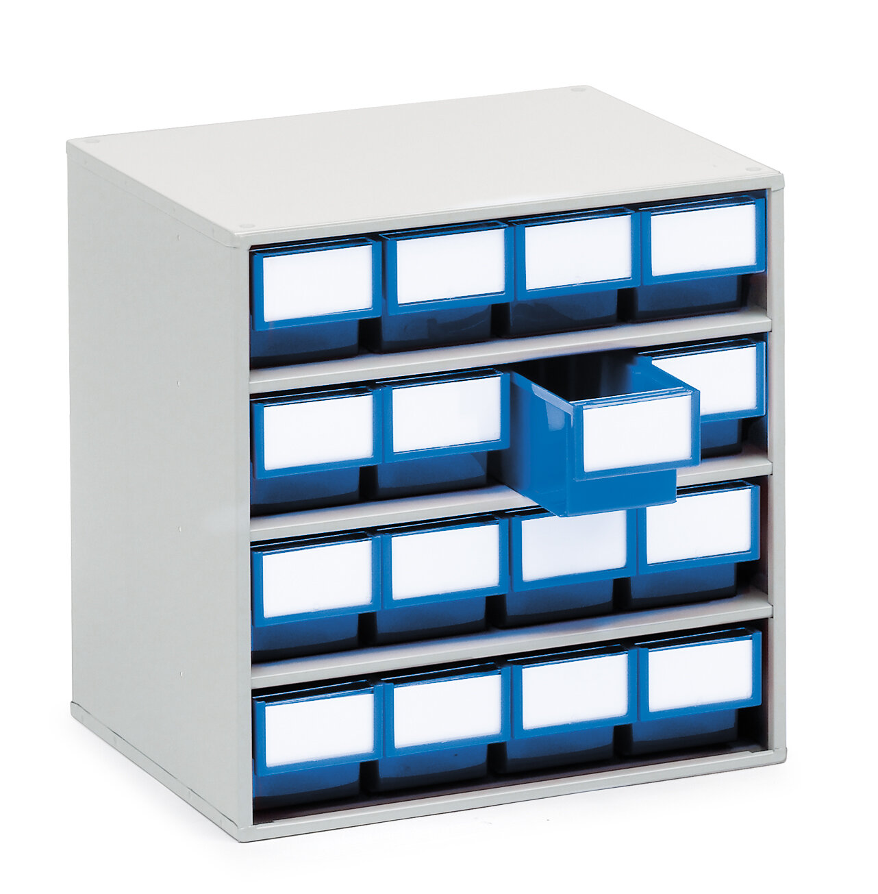 Storage bin 400x300x395, blue Treston