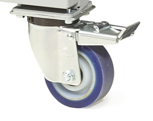 Swivel castor brake Ø100