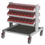 Fitter's trolley with tool holders