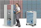Treston plastic bins and cabinets are modular storage solutions.