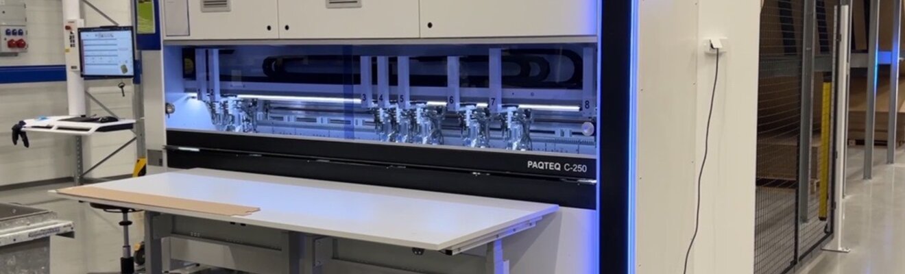 treston pactec cardboard cutting machine